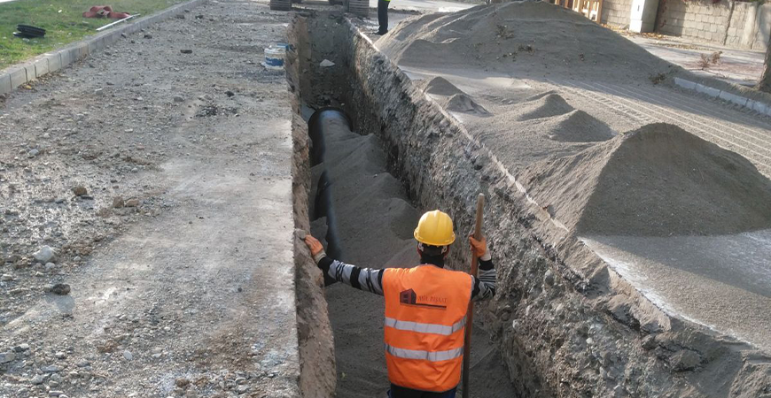 Erzincan Su Şebekesi Sistemi İnşaatı