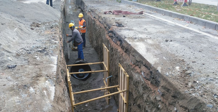 Erzincan Su Şebekesi Sistemi İnşaatı
