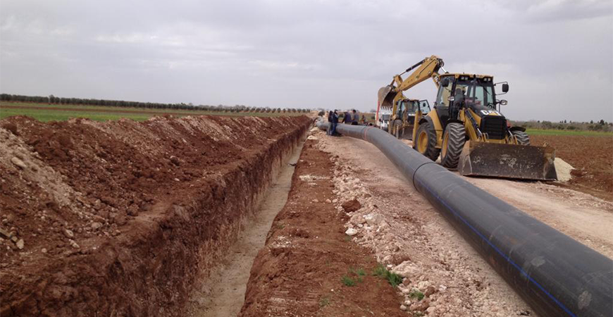 DSİ Suruç Ovası TP1 Pompaj Sulaması Şebekesi Yapımı