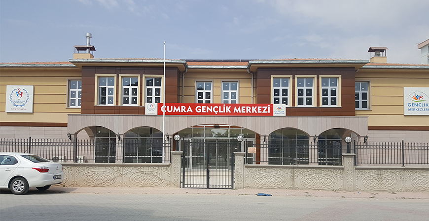 Konya Çumra Gençlik Merkezi İnşaatı